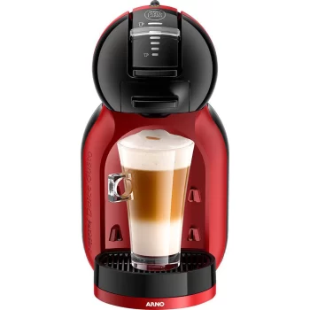 Cafeteira Expresso Arno Dolce Gusto Mini Me Preta e Vermelha 127v
