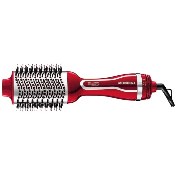 Escova Secadora Mondial Silver Red ES-07 1200w – Vermelha