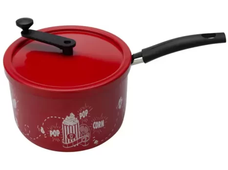 Pipoqueira Multiflon Vermelha Antiaderente – de Alumínio 3,8L 20cm Versátil 78320