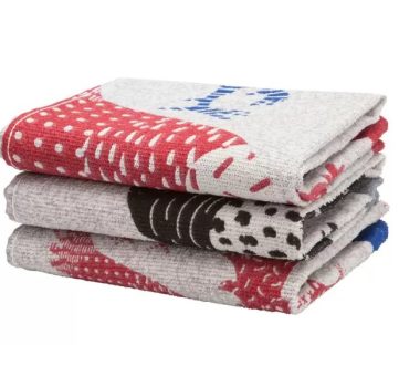 Pano de Prato Primore Galos Teka 40x65cm 3 Peças