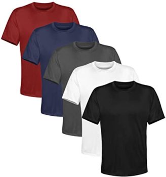 Kit 5 Camisetas Masculina Lisa Algodão Qualidade