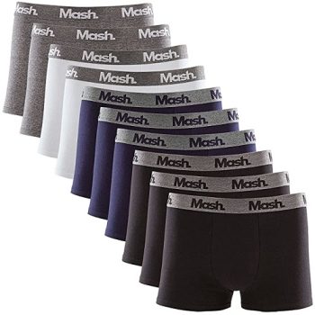 Kit 10 Cuecas Boxer Algodão, Mash, Masculino