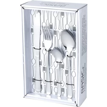 Faqueiro aço inox Charlotte 24 peças – Basic+