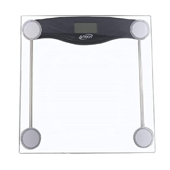 G-Tech Balgl10 Balança Digital em Vidro Temperado, Transparente