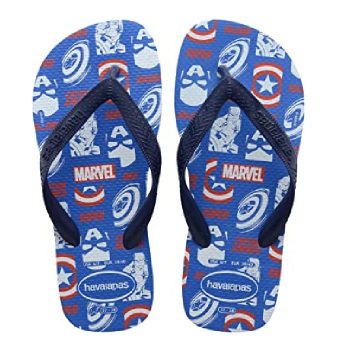 Chinelo Top Marvel Logomania, Havaianas, Adulto Unissex