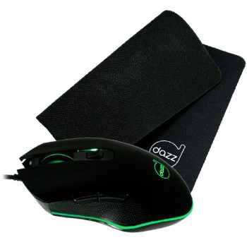 Combo Gamer Mouse e Mousepad Dazz Death Fire