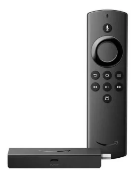 Amazon Fire TV Stick Lite de voz Full HD 8GB preto com 1GB de memória RAM