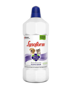 Desinfetante Lysoform Pets Suave 1 litro, Unica