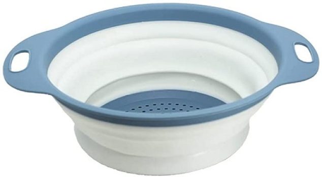 Escorredor de Alimentos Multiuso de Silicone Retrátil – Oikos