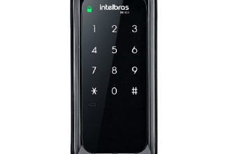 Fechadura Digital de Sobrepor Touch Screen FR 101 Preto Intelbras