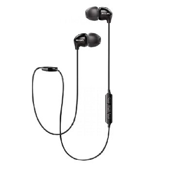 Fone De Ouvido Philips Bluetooth SHB3595BK/10, In-Ear com Microfone – Preto