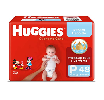 Fralda Huggies Supreme Care P – 48 fraldas