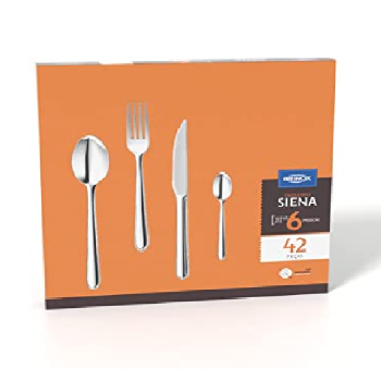 Faqueiro Siena, 42 Peças, Aço Inox, Brinox
