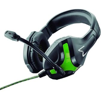 Headset Gamer Warrior Harve P2 Stereo Preto e Verde – PH298