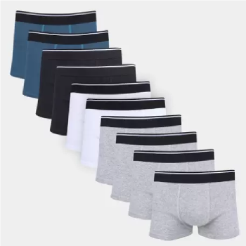 Kit Cuecas Boxer La Maths Com 10 Peças – LA MATH’S