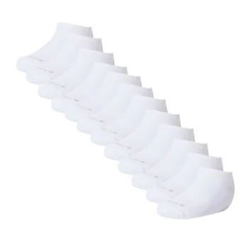 Kit 10 Pares De Meia Unissex Sem Felpa Mash