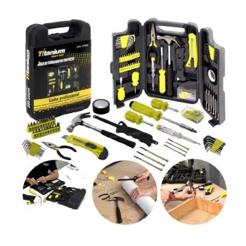 Jogo de Ferramentas Manuais 200 Peças com Maleta 5496 – Titanium