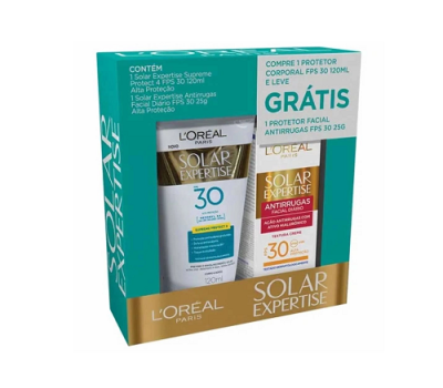 Kit Solar Expertise Supreme Protect4 FPS30 + Antirrugas 25g
