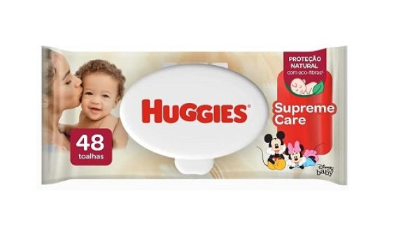 Lenços Umedecidos Huggies Supreme Care – 48 lenços