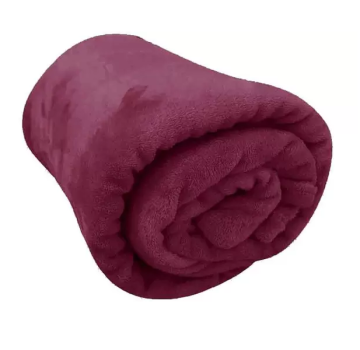 Manta Casal 100% Poliéster Jolitex – Dyuri Vinho