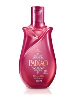 Óleo Corporal Paixão Romântica, Paixão, 200 Ml (minimo 2 und)