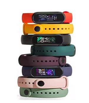 Pulseira para Mi Band 6 Xiaomi Kit com 8 unidades + Película de brinde