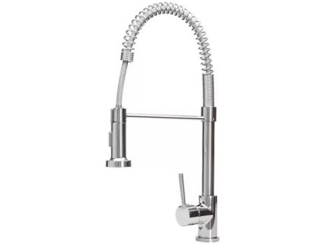 Torneira para Cozinha Gourmet de Mesa com Mola – Monocomando Cromado Nell AM-01