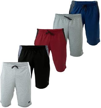 Kit 5 Bermuda Moletom Masculina Original 100% Algodão