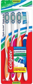 Escova Dental Colgate Tripla Ação 4Unid
