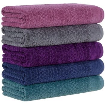 Jogo de Toalha Banho Lisboa Verde 5 Peças – Casa & Conforto By Buddemeyer