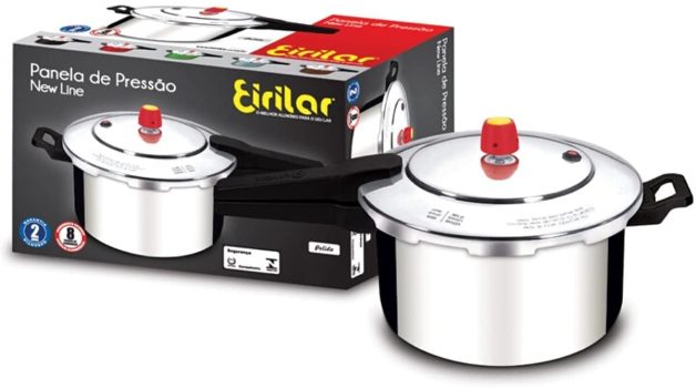 Panela de Pressão Polida New Line 5L