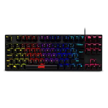 Teclado Mecânico Gamer Multilaser GK-510, LED Rainbow, Switch Blue, Compacto TKL, ABNT2 – TC258