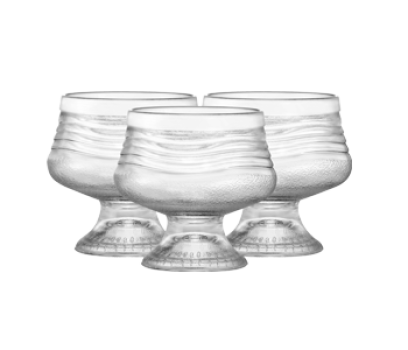 Conjunto 6 Taças de Vidro Sobremesa 250ml Crystal Wheaton