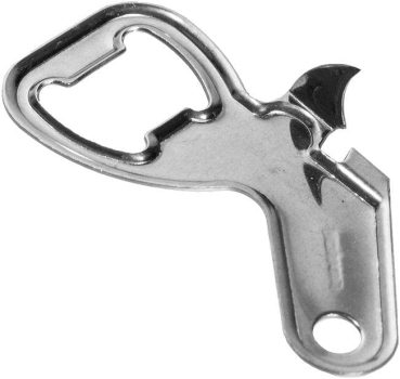 Abridor de Latas e Garrafas Beli Brinox Aço Inox 9 Cm