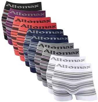 Kit 10 Cueca Microfibra Boxer Sem Costura Altomax Sortido