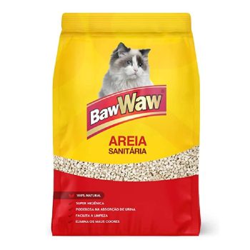 BAW WAW AREIA SANITÁRIA PARA GATOS 4kg