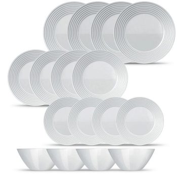 Aparelho de Jantar Saturno 16 Peças com Tigelinha Duralex Opaline – Nadir Figueiredo