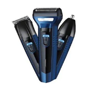 Maquininha De Barbear Depilador Aparador Pelos Masculino 3×1