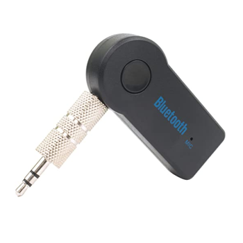 Adaptador Receptor Bluetooth Auxiliar P2 3.5mm para Som Rádio de Carro
