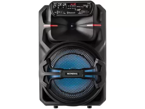 Caixa de Som Mondial CM-200 Bluetooth Amplificada – 200W USB com Tweeter