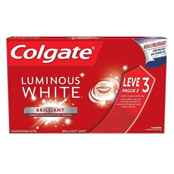 Creme Dental Colgate Luminous White Brilliant Mint 70G Promo Leve 3 Pague 2
