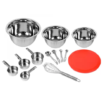 Conjunto de Utensílios Inox Brinox – Preparo Top Pratic 13 Peças
