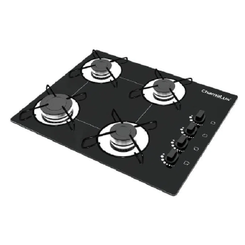 Cooktop 4 Bocas Chamalux Automático Preto Plus 599 Bivolt