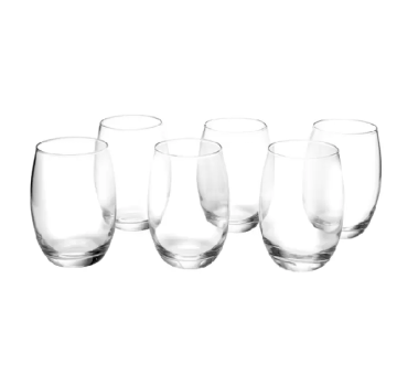 Jogo de Copos de Vidro 6 Peças 465ml Nadir – SM Aruba