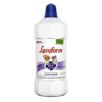 Desinfetante Lysoform Pets Suave 1 litro, Unica