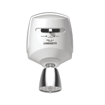 Ducha Relax 220V 5500W, Lorenzetti, 7540115, Branco/Cromado, Pequeno