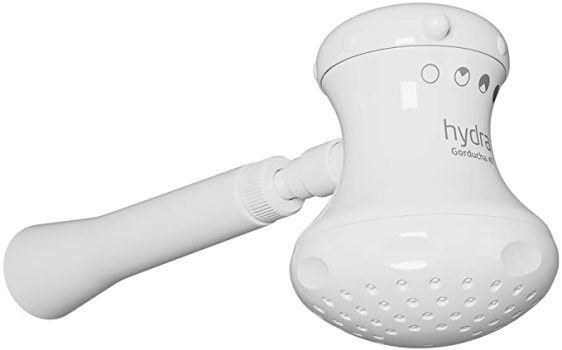 Hydra DPGD.4S.541BR, Ducha Multitemperatura Gorducha 4T, 5450W, 127V, Branco