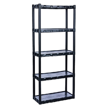 Estante Plástica Preta 5 Prateleiras Agraplast 872