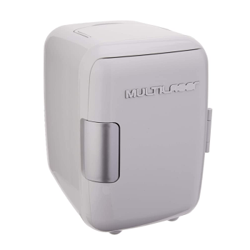Multilaser Mini Geladeira 4L 12V 127V Capacidade 6 Latas De 350Ml Com Cabo Dc Sem Cabo Ac Branca – Tv009