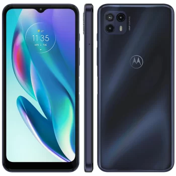 Smartphone Motorola Moto G50 5G Azul 128GB, 4GB RAM, Tela de 6.5”, Câmera Traseira Tripla, Android 11 e Processador Octa-Core